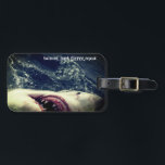 Great white shark jaws luggage tag<br><div class="desc">This is a closeup photo I took of a great white shark in South Africa</div>