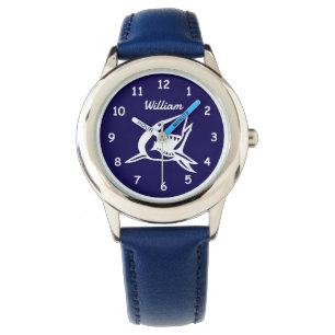 Great white shark logo personalised kid's watch