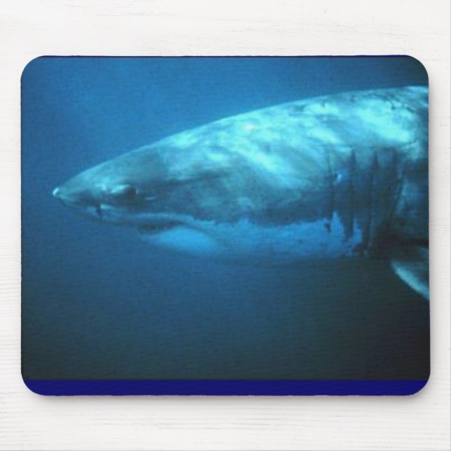 Great White Shark Mouse Mat (Front)