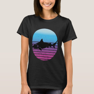 Great White Shark Ocean sharks silhouette Sharks A T-Shirt