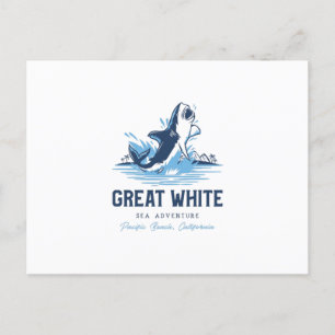 Great White shark Postcard
