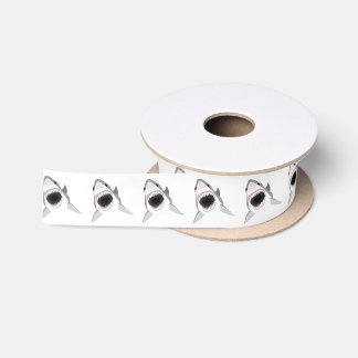 Great White Shark - Shark Attack Satin Ribbon