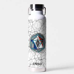 GREAT WHITE STEEL LUXURY RADIO WATER BOTTLE