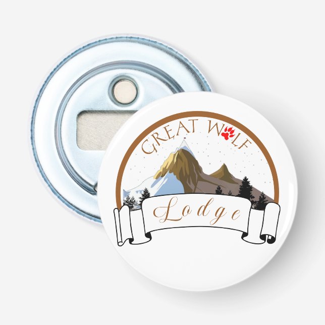 GREAT WOLF LODGE  BOTTLE OPENER (Front)