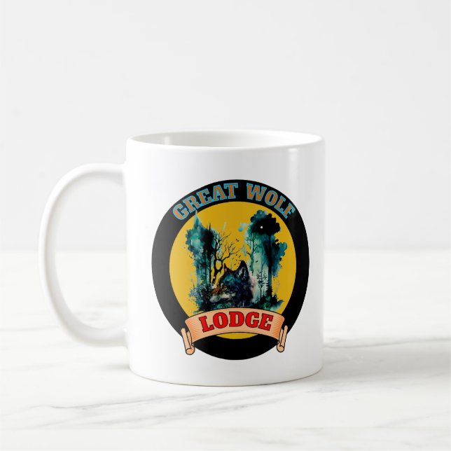 GREAT WOLF LODGE  COFFEE MUG (Left)