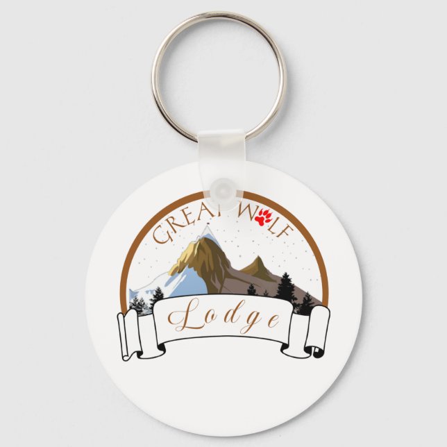 GREAT WOLF LODGE  KEY RING (Front)