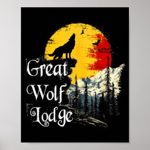 Great Wolf Lodge Lovers Outdoor Adventure Enthusia Poster