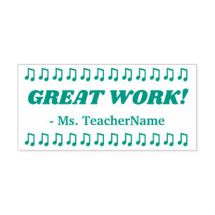 "GREAT WORK!" Assignment Marking Rubber Stamp