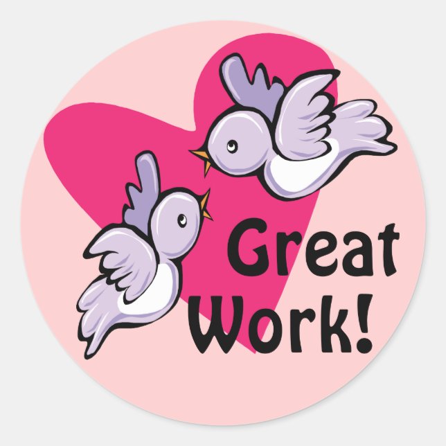 Great Work Reward Stickers (Front)