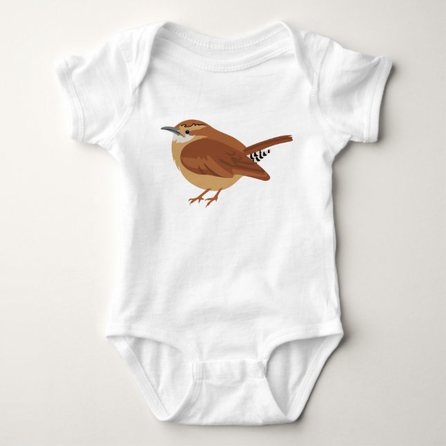 Great Wren Baby Bodysuit (Front)