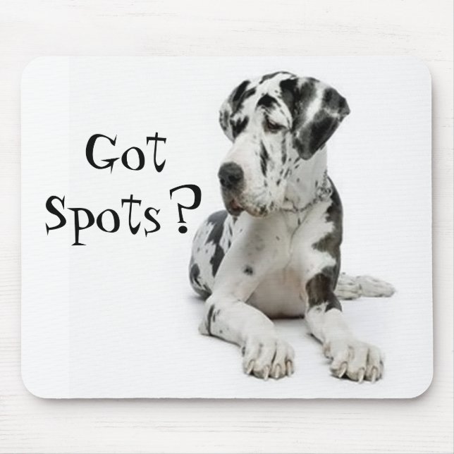 GreatDane, Got Spots? Mouse Mat (Front)