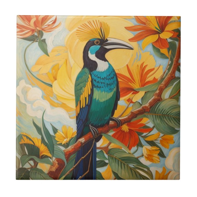Greater Bird of Paradise Tile (Front)