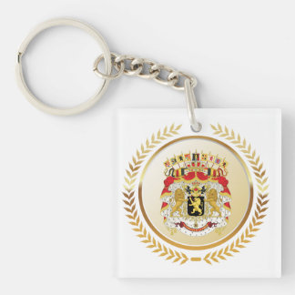 Greater Coat of Arms of Belgium Key Ring