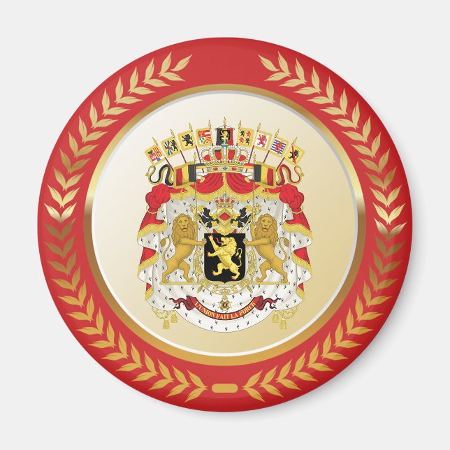 Greater Coat of Arms of Belgium Magnet (Front)