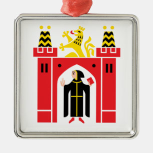 Greater coat of arms of Munich Metal Tree Decoration