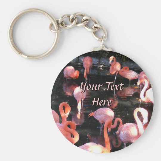 Greater Flamingos Keychain