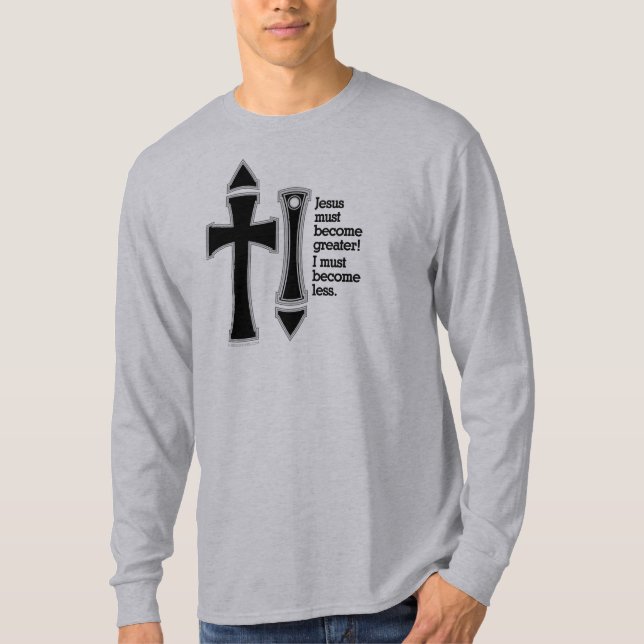 Greater-Less John 3-30-B T-Shirt (Front)