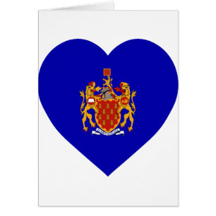 Greater Manchester Flag Heart