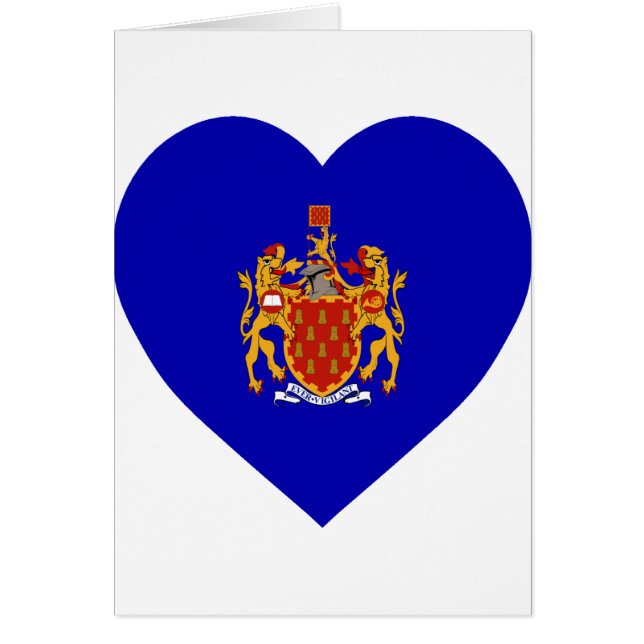 Greater Manchester Flag Heart (Front)