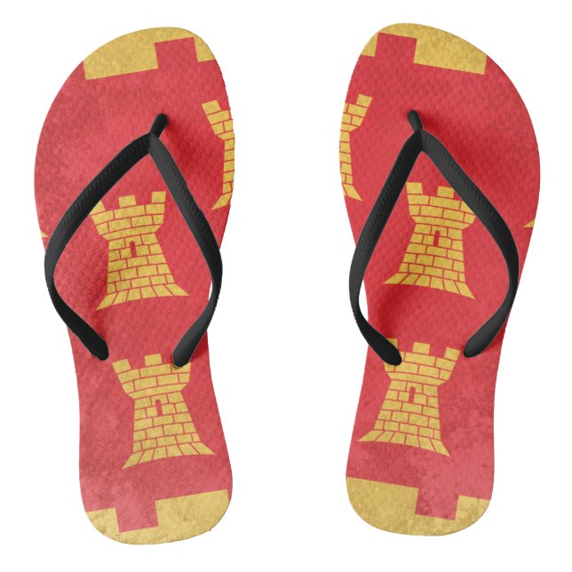Greater Manchester Flip Flops (Footbed)