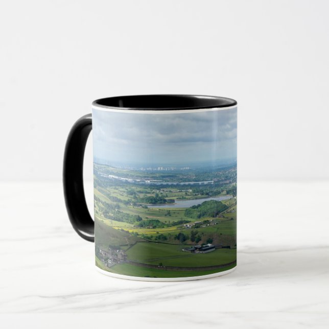 Greater Manchester From Blackstone Edge Mug (Front Left)