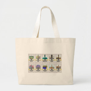 Greater Manchester Large Tote Bag