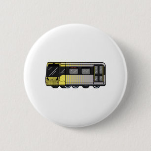 Greater Manchester Metrolink graffiti bomb sticker 6 Cm Round Badge
