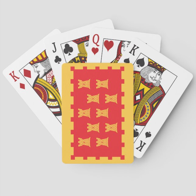 Greater Manchester (UK County) Flag Playing Cards (Back)