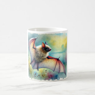 Greater Noctule Bat 120924AREF149 - Watercolor Coffee Mug