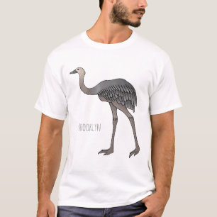 Greater rhea bird cartoon illustration T-Shirt
