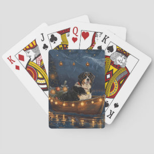 Greater Swiss Mountain Christmas Festive Voyage Playing Cards