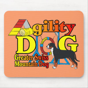 Greater Swiss Mountain Dog Agility Mouse Mat
