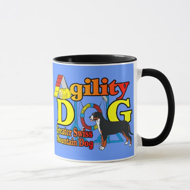 Greater Swiss Mountain Dog Agility Mug (Right)