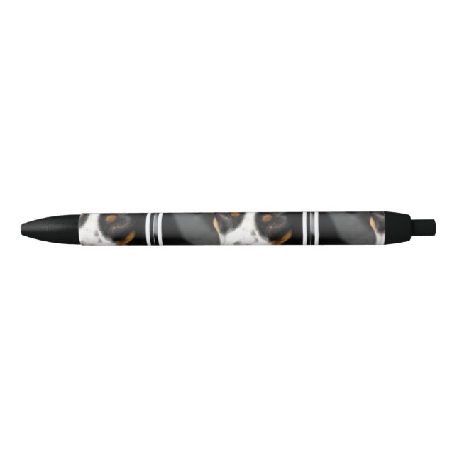 Greater Swiss Mountain Dog Black Ink Pen (Front)