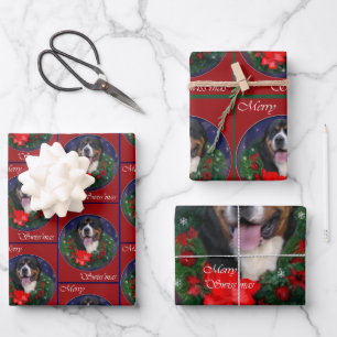 Greater Swiss Mountain Dog Christmas Wrapping Paper Sheet