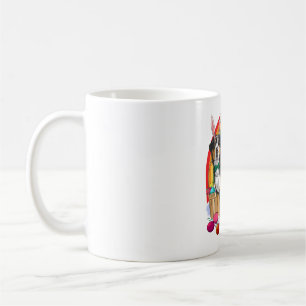 Greater Swiss Mountain Dog Easter Eggs Bunny Coffee Mug