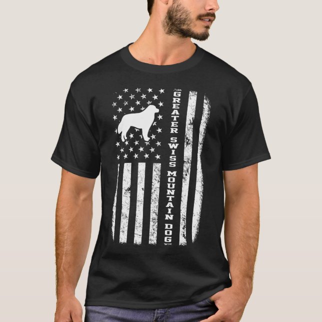 Greater Swiss Mountain Dog gift t-shirt for dog lo (Front)