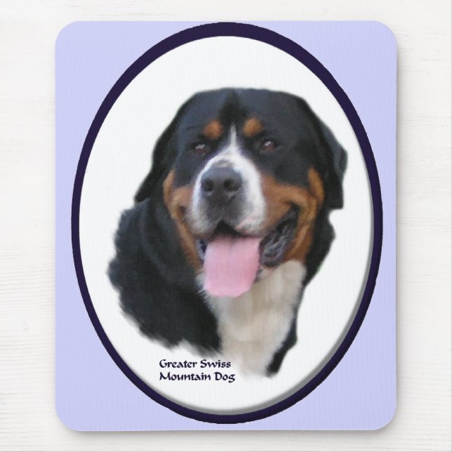 Greater Swiss Mountain Dog Gifts Mouse Mat (Front)