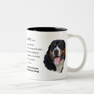 Greater Swiss Mountain Dog Gifts Two-Tone Coffee Mug