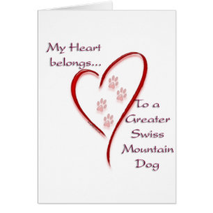 Greater Swiss Mountain Dog Heart Belongs