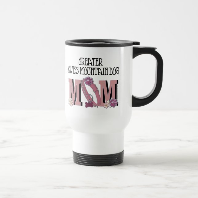 Greater Swiss Mountain Dog MOM Travel Mug (Right)