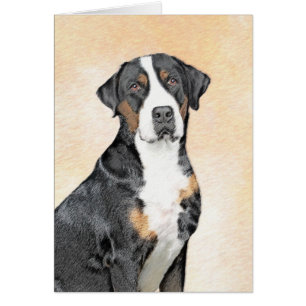 Greater Swiss Mountain Dog Painting - Original Art