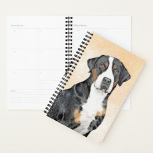 Greater Swiss Mountain Dog Painting - Original Art Planner