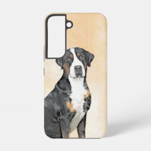 Greater Swiss Mountain Dog Painting - Original Art Samsung Galaxy Case