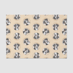 Greater Swiss Mountain Dog Painting Original Art Tissue Paper