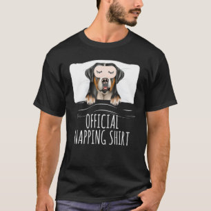 Greater Swiss Mountain Dog Sleep Mask Official Nap T-Shirt