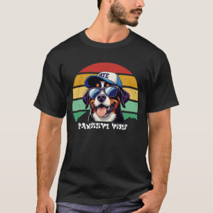 Greater Swiss Mountain Dog wearing a cap T-Shirt