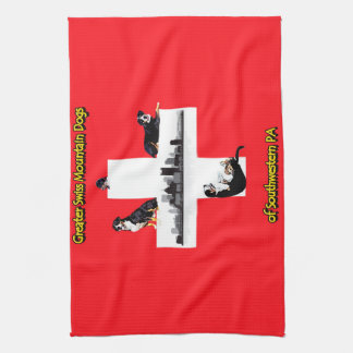 Greater Swiss Mountain Dogs of SWPA Kitchen Towel