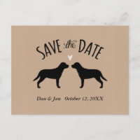 Greater Swiss Mountain Dogs Wedding Save the Date