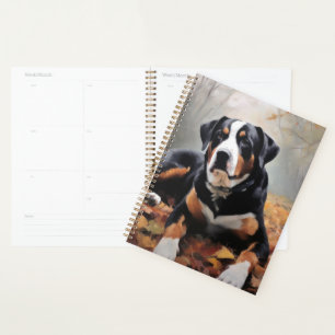 Greater Swiss Mountain in Autumn Leaves Fall Planner